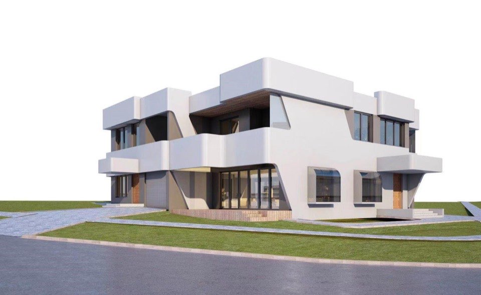 Artistic Designed Full Steel Framework Duplex