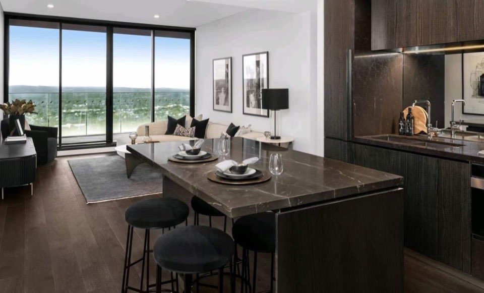 THE LANDMARK St Leonards' Three-bedroom display unit is now on the market!